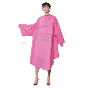 Wrinkle Color Dress Big KOHAZE White
