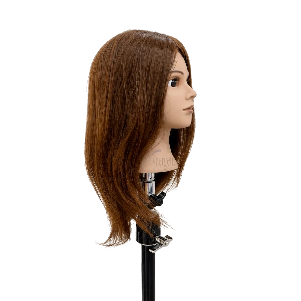 Hair Mannequin Head 18 Brown - Image 2