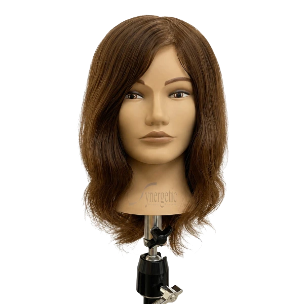 Hair Mannequin Head 14" Brown