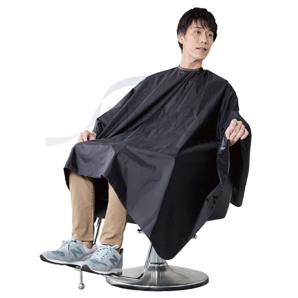 Wako Wide Hairdye Cape Black