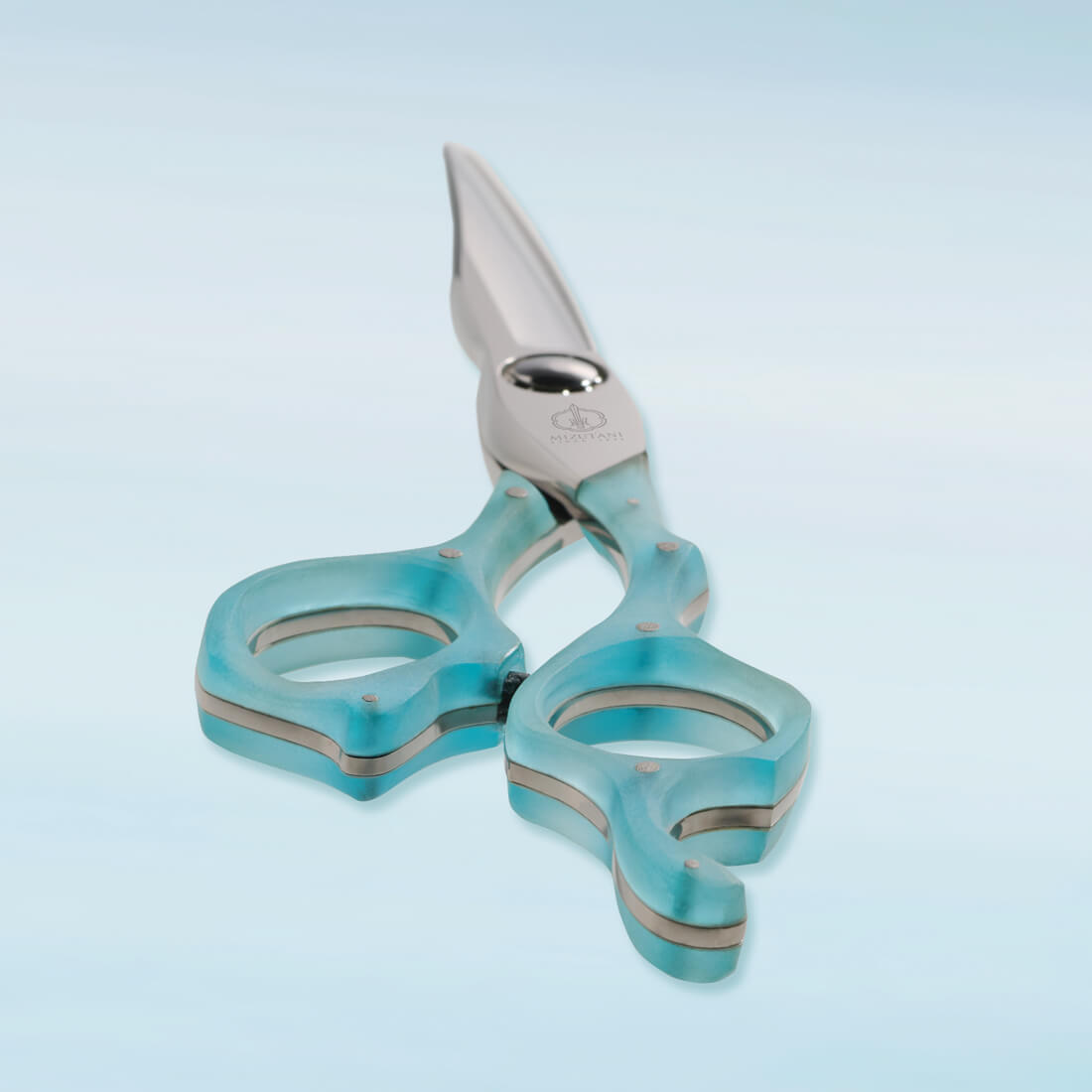 Sword Beach Glass Blue Scissors - Image 2